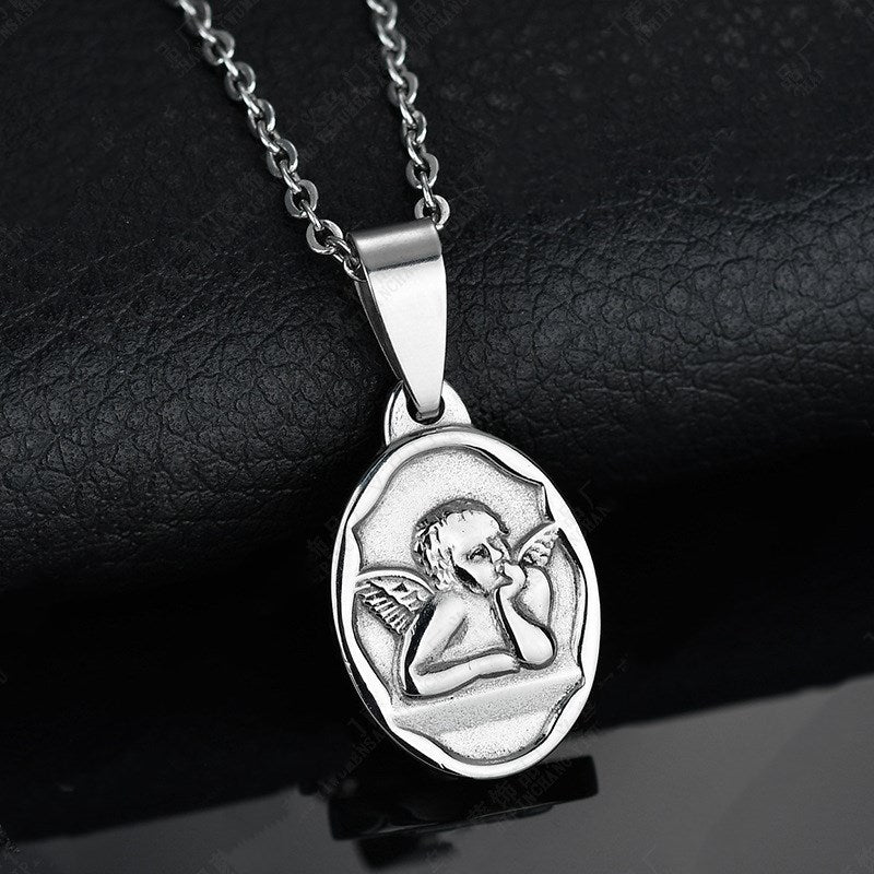 Cupid Angel Pendant Necklace